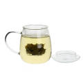 Tasse à thé Tasse à thé en verre avec filtre et couvercle